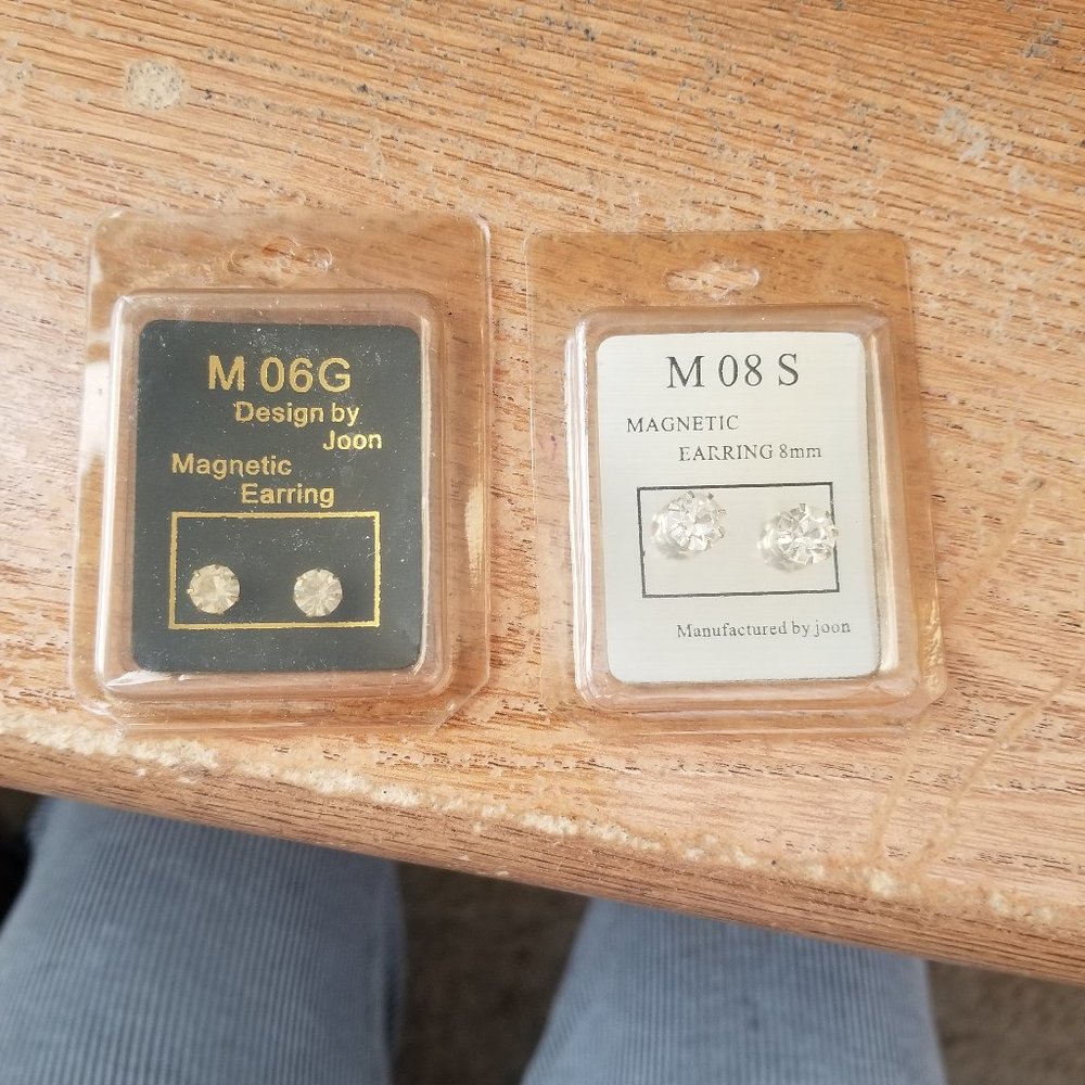 New magnetic earrings
